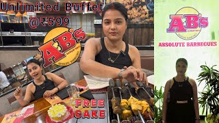 AB's-Absolute Barbecues | MGF Mall, Gurgaon | Birthday Celebration | Unlimited Buffet | Full Review