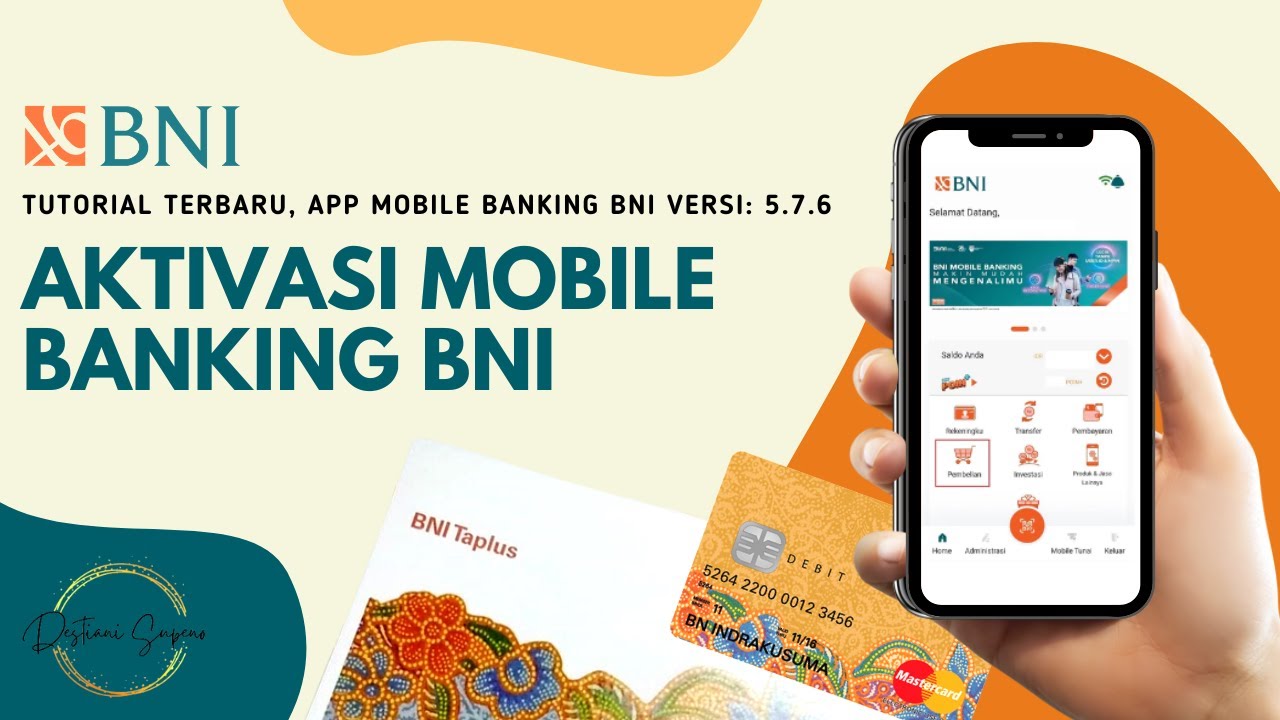 AKTIVASI BNI MOBILE BANKING TERNYATA MUDAH BANGET ! - YouTube