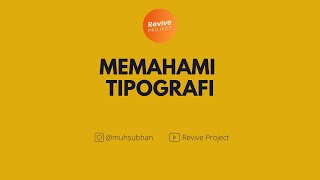 Mengapa seorang Desainer harus memahami prinsip Tipografi | How to make typography