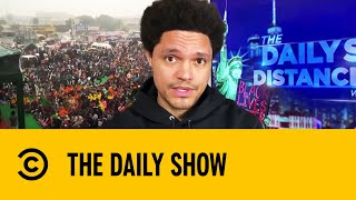 Farmers Set Up Massive Protest Camps In India | The Daily Show With Trevor Noah