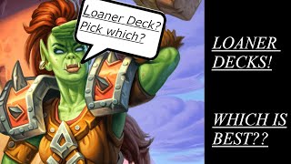 Loaner Decks: What are they about and which one is for you? | Hearthstone