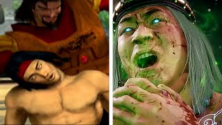 Mortal Kombat 11 Aftermath Liu Kang Death Scene Vs Mortal Kombat 5 Liu Kang Death Scene Comparison