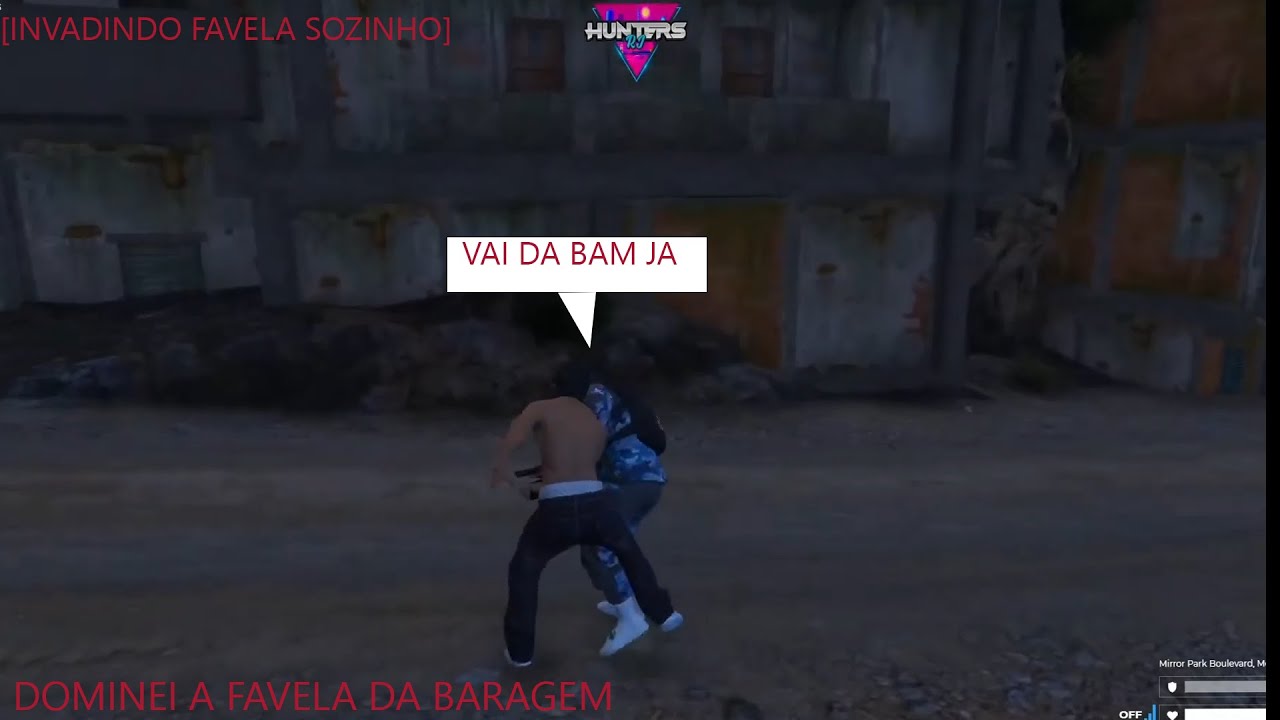 Invadindo Favela Sozinho Gta Rp Youtube