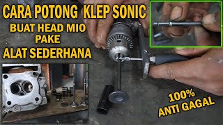 #DIY CARA POTONG/COAK BATANG KLEP PAKE ALAT SEDERHANA ||MANUAL