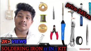 Hillgrove soldering iron 11 in 1 kit unboxing and review | By Dhruw tech