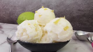 SIN NATA, SIN CREMA, HELADO DE LIMÓN REFRESCANTE / NO CREAM, REFRESHING LEMON ICE CREAM