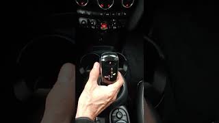 How to use the electronic shifter on a new Mini Cooper