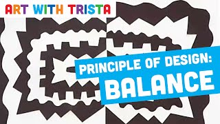 Principles of Design: BALANCE Art Tutorial - Art With Trista
