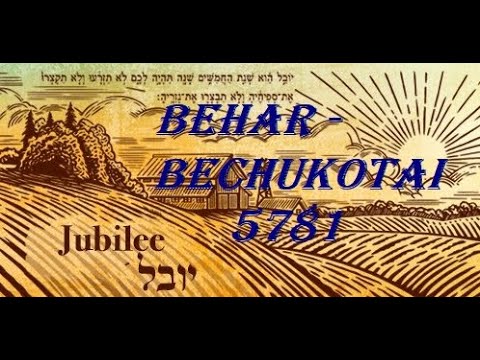 Behar Bechukotai 5781 Torah Portion - YouTube