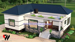 Modern 3 Bedroom Tin Shed House Design Bangladesh.