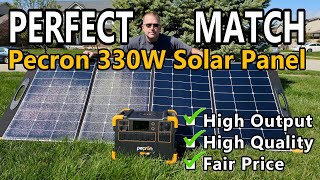 THIS is the Portable Solar Panel YOU NEED for Pecron Power Stations:  Pecron 330W PV300