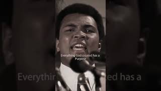 Greatest of All time *Mohammad Ali once said: \