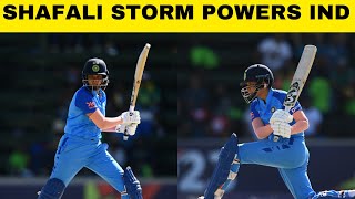 BREAKING: Shafali blitz, Sehrawat 92 power India in ICC U19 World Cup | Sports Today