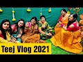 Hariyali Teej Celebration vlog 2021 | Teej Theme kitty party Ideas | Hariyali Teej Decoration Ideas