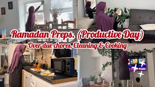 Ramadan Preps: Long Due Chores, Cooking \u0026 Cleaning ( A productive Day! )