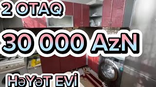 Əşyalı 2 Otaqlı həyət evi cəmi 30000 AZN