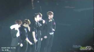 [愛규현_thankkyu] 120219 SS4 in SG - Opening Ment (KYUHYUN)