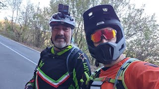 Salita sul Fasce e discesa dall'eremita... ma con MTB troppo vecchia e pilota anche peggio