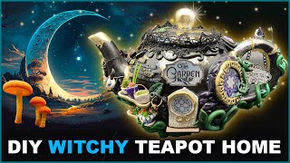 DIY Witchy Teapot House