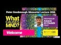 What causes MND – 2016 Peter Goodenough Memorial Lecture