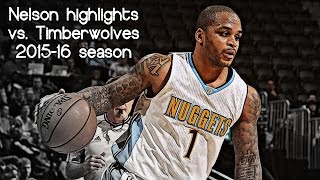 Jameer Nelson 20 pts \u0026 7 ast vs. Timberwolves (NBA RS 2015/2016) - Season-HIGH!