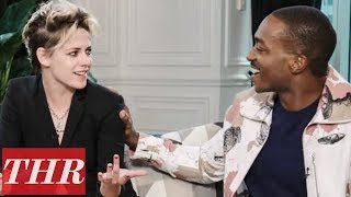 Anthony Mackie's Crush on 'Seberg' Co-Star Kristen Stewart \u0026 Their On-Screen Chemistry | TIFF