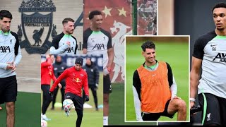 Dominik Szoboszlai,Salah 🔥🔥 and other getting ready for there premier league against Chelsea