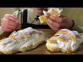 【咀嚼音】大量ホイップクリームサンドクロワッサンを食べた。たぶん高カロリー whipped cream sandwich croissant 휘핑 크림 샌드위치 크로와상【asmr】【食べるだけ】