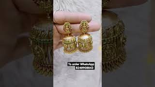 Premium Lakshmi jhumki at wholesale price || #jhumkas #meeshohaul #jhumkis #meeshojewellery #jewelry