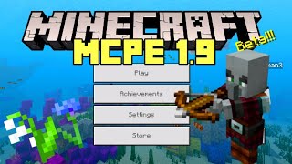 MCPE 1.9.0.0 BETA PILLAGERS // Minecraft Bedrock edition - NEW Pillager Mob and NEW Blocks !!