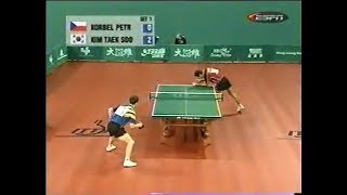 WTTC2000 Petr Korbel vs Kim Taek Soo