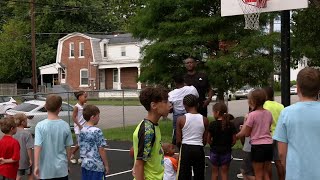 $100,000 donation helps city refurbish basketball courts at west Louisville park