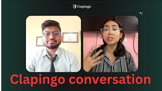 English conversation with clapingo tutor Shambhavi, spoken English practice, learning Spoken English