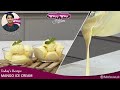 HOW TO MAKE MANGO ICE-CREAM| WITH 4 INGREDIENTS ONLY| NO EGG ICE CREAM RECIPE| ENGLISH SUBTITLES