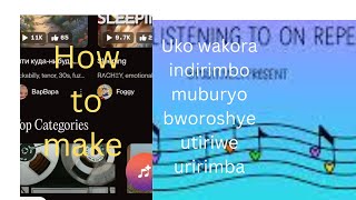 UKO WAKWIKORERA INDIRIMBO UTIRIWE URIRIMBA#byikorere tv