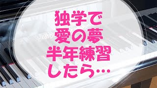 独学ピアノ♪Shigerukawaiでリストの愛の夢第３番を半年間練習してみた♪ Liszt Liebestraume NO.3【30年ぶり再開の趣味＆独学ピアノ】