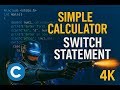 Simple Calculator in C Using Switch Statement  Beginner Tutorial