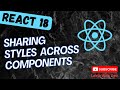 117. Sharing Inline Styles across many components with JavaScript Object in React - react18