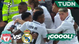 ¡GOLEADA! ¡GOL de Benzema! | Liverpool 2-4 Real Madrid | Champions League 2022/23 - 8vos | TUDN