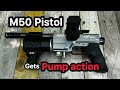 M50 Air Pistol ultimate defense setup? + Lethality Test #bintac #457 #m50pistol #airgun