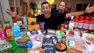Massive High Protein/Low Calorie Grocery Haul + Quick Meal Prep Recipes!