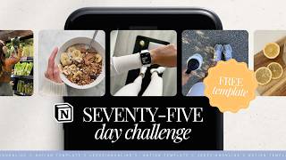 💪 stay consistent for 75 days 🔥 🏋️‍♀️ my FREE notion fitness challenge tracker