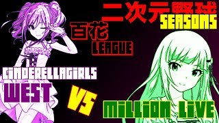 【パワプロ2016】二次元野球決定戦～5th～百花リーグ　ミリオンライブ VS デレステWest