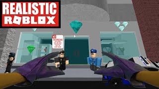 Realistic Roblox Escape The Bank Robbery Obby Running From The Cops - roblox escape guest obby