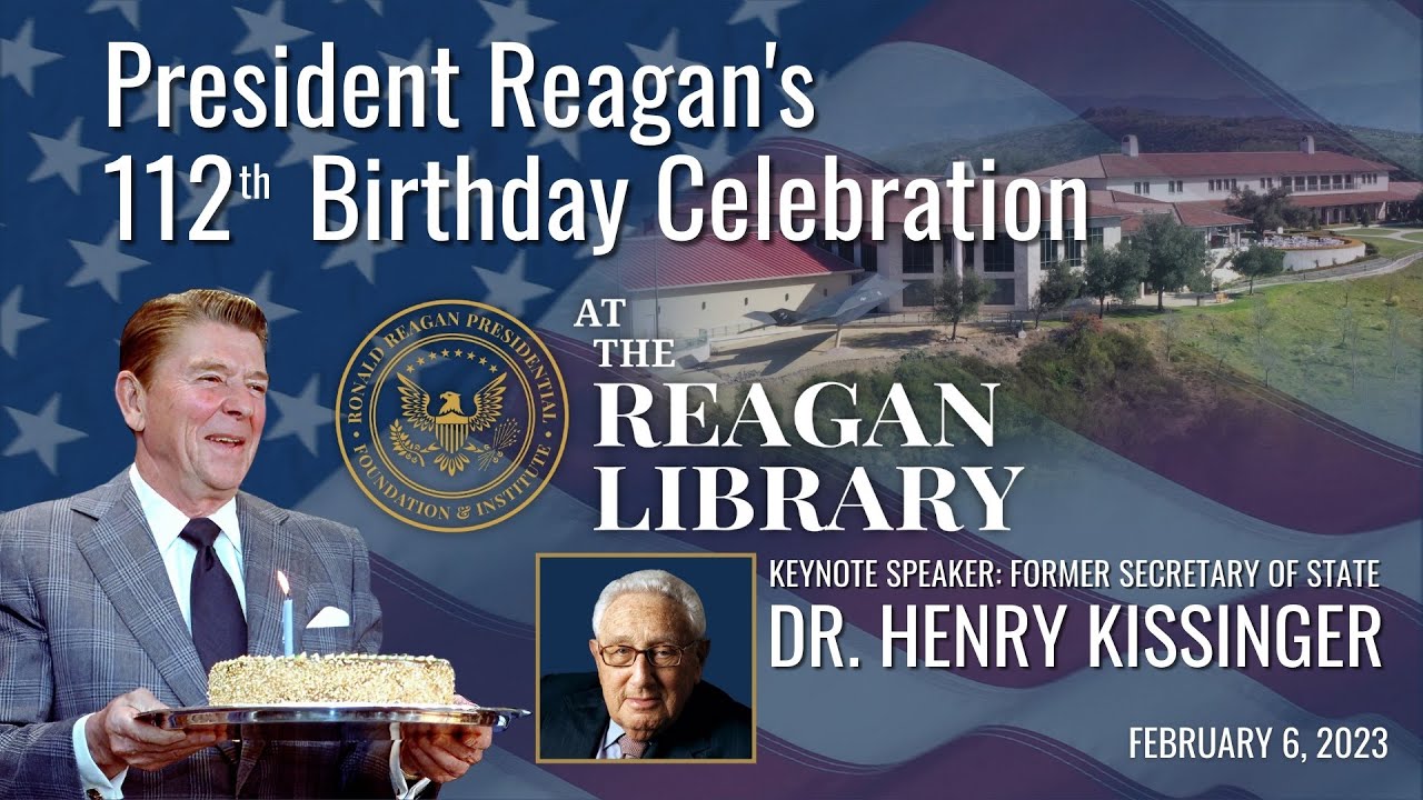 President Reagan's 112th Birthday Celebration - YouTube