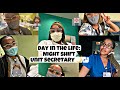 Day In the Life of A Night Shift (7p-7a) Unit Secretary in the ED🌙💤 #tiktok #foryou #unitsecretary