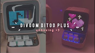 divoom ditoo plus - unboxing  ˗ˋˏ ♡ ˎˊ˗