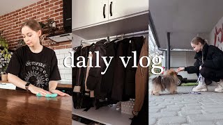 SPRZĄTANIE SZAFY I OGARNIAM ŻYCIE PO WYJEŹDZIE | DAILY VLOG