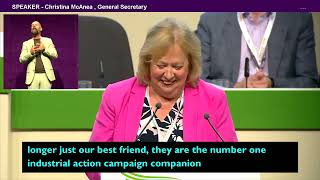 UNISON UNDC 23 Live - general secretary Christina McAnea