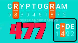 CRYPTOGRAM 477
